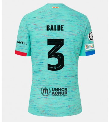 Barcelona Alejandro Balde #3 Tredje trøje 2023-24 Kort ærmer